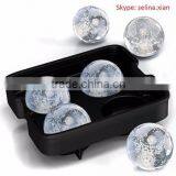 BPA-Free 6 Holes Silicone Whisky Ice Ball Maker