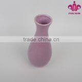 Home Decoration Oval Ceramic Flower Vase With Purple Color thumbnail-3