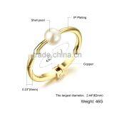 Opal Pearl Bangle Europe 18 K Gold Exaggerated Version Of Ms Wide Bracelet thumbnail-5