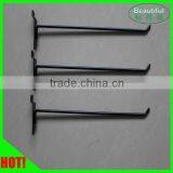Hot Sale Metal Black Powder Coating Slatwall Hook