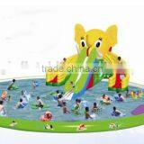 QH-WP-12-inflatable Mini Water Park With Pool for Kids Portable Water Park thumbnail-1