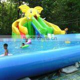 QH-WP-12-inflatable Mini Water Park With Pool for Kids Portable Water Park thumbnail-4