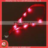 Chinese Manufactor Flashing Led Lanyard With Custom Design