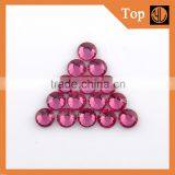 Wholesale Rose Color Non Hotfix Flatback Crystal Rhinestone for Decoration thumbnail-3