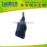 IEC 320 C17 PLUG WITH EXTENSION CABLE