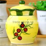 ceramic jars with lids