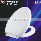 029 Toilet Seats; Elongated PP Plastic White Toilet Seat Cover Soft Slow Hot Sale to South America Markets thumbnail-3
