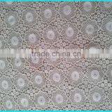 Floral African Lace Fabrics for Wedding Dress thumbnail-4
