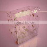 Clear Star Pattern Clear Tuck Top Box for Birthday Gifts