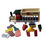 Wooden Train Sets for Kids thumbnail-2