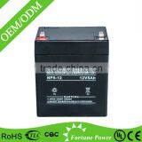 Hot Sale Rechargeable Maintenance Free mf 12v5ah Motor Battery