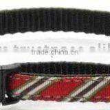 3/8" Fashion Nylon Red Collegiate Collars thumbnail-1