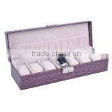 Wholesale Return Gifts 7 Slots Handmade Leather Watch Storage Boxes thumbnail-6