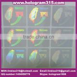 transparent plastic hologram sticker abel, professional transparent hologram sticker label