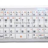 54 Keys 5000mah Capacity White Bluetooth Keyboard Mini for Smartphone