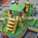 Green jungle Playland inflatable promotion product fun city jumping playground inflatable bouncer