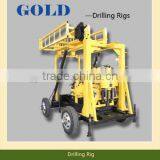 Wheels Portable Bore Hole Drilling Rig & Rotating Drilling Rig For Water thumbnail-1
