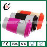 Wholesale Porcelain Promotional Coffee Mug White Ceramic Mug With Silicone Lid and Sleeve thumbnail-3