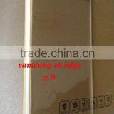 Factory Low Price!Premium Quality Perfect For Samsung s6 Edge Electroplating With Wire Drawing White 3D Tempered Glass Protector thumbnail-5