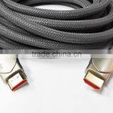 Gold Metal 1.4V HDMI CABLE With Nylon Net 5m thumbnail-1