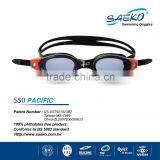 Pacific - CP Lens Silicone Strap Ironman One Piece Swimming Goggles Anti-fog Adult