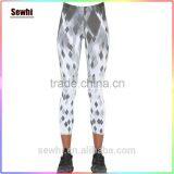 Womens Yoga Leggings With Custom Logo Digital Print Leggings thumbnail-1