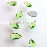 18x10.5mm Sew on Stone Peridot Color for Clothes Decoration