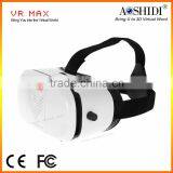 2016 hot products abs plastic vr max 3d vr glasses google cardboard