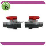 Plastic UPVC Socket Union Ball Valve for Irrigation 20mm