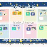 Magnet Chores Chart Weekly Calendar Custom Design Kids Dry Erase Board PET Film thumbnail-2