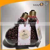 300ML 400ML 500ML 700ML Candy Jar Plastic Light Bulb Bottle With Custom Hangtag thumbnail-2