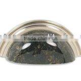 Cup Pull-VU-BN Granite Pull Cup Pull Brushed Nickel for Kitchen and Bathroom thumbnail-1