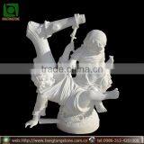 White Marble Statues Of Boy And Girl thumbnail-1