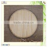 Useful Unfinished Carved Wooden Breakfast Pizza Tray thumbnail-6