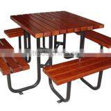Arlau Wood Park Patio Dining Table thumbnail-3