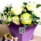 300*205 Biodegradable Colorful Plant Fiber Flower Pot thumbnail-3