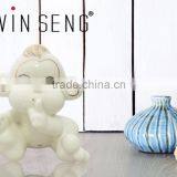 White Color Ceramic Baby Wise Monkey Home Decoration thumbnail-3