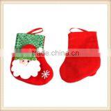 Christmas Stocking Santa Snowman Sock Sack Gift Bag Tree Ornament Decoration thumbnail-4