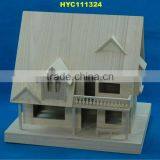 Paulownia Wood House, House Case, Craft Toy thumbnail-1