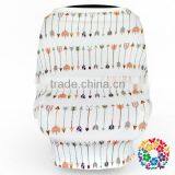 Elastic Baby Car Seat Cover Stripe Nursing Cover OEM Service Shopping Cart Cover thumbnail-5