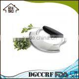 Rock-n-Chop Stainless Steel Pizza Vegetable Cutter With Silicone Handle thumbnail-2