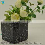 Square Glass Vases Outdoor Wedding Decorations