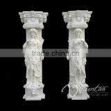 Morden Luxury Natural Marble Interior Decoration House Pillars Designs