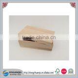 Cheap Unfinished Wooden Tea Box With Moved Lid thumbnail-2