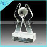 Best-selling Crescent Crystal Awards Can Add Your Logo or Words thumbnail-3