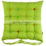 Cushion 100% Cotton With Filling Solid Color With Colorful Dots thumbnail-1