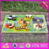2016 New Design Educational Insects Toy Wooden Learning Shapes for Kids W14D019 thumbnail-3