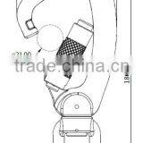 A304DKTL-3 Medium Aluminum Alloy Swivel Eye 25kN Load Indicator Snap Triple Lock Hook thumbnail-6