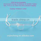 Customized Logo Printed Factory Cheap Manufacture Clear Plastic Face Mask Transparent Face Mask for Food Service in Restaurant thumbnail-2