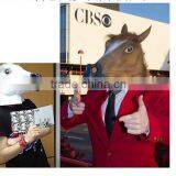 Vinyl Cosplay Animal Horse Head Masquerade Mask thumbnail-5